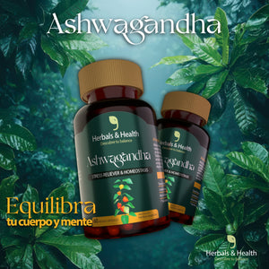 Ashwagandha Herbals y Health Capsula Vegana x60und