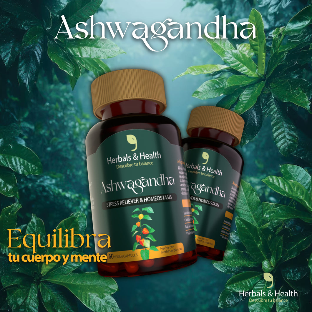 Ashwagandha Herbals y Health Capsula Vegana x60und